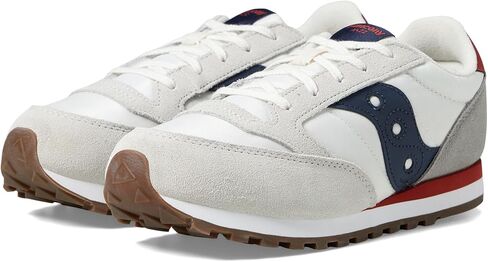Saucony Originals Jazz Original (طفل صغير/طفل كبير) رمادي/كحلي/أحمر 6.5 طفل كبير M in Saudi Arabia