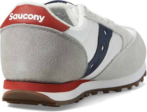 Saucony Originals Jazz Original (طفل صغير/طفل كبير) رمادي/كحلي/أحمر 6.5 طفل كبير M in Saudi Arabia