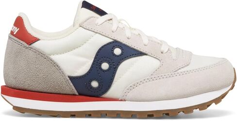 Saucony Originals Jazz Original (طفل صغير/طفل كبير) رمادي/كحلي/أحمر 6.5 طفل كبير M in Saudi Arabia