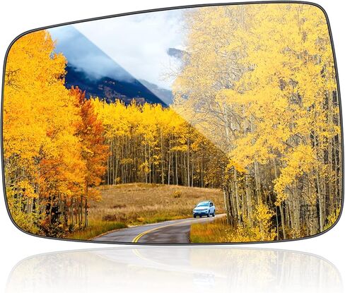 مرآة زجاجية للرؤية الخلفية من جانب السائق، مرآة خارجية متوافقة مع مرآة الشاحنة Ram 1500 2500 2009 2010 2011 2012 2013 2014 2015 2016 2017 2018 (جانب السائق) in Kuwait