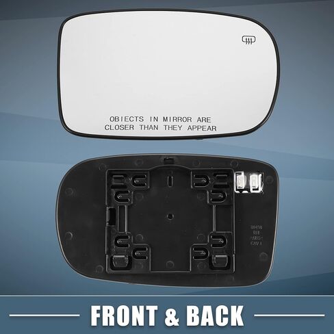 Heated Mirror Glass 68101146AA W/Backing Plate Right Passenger Side Car Exterior Mirror Glass for Chrysler 200 2011-2017 for Dodge Charger 2011-2021 in Saudi Arabia