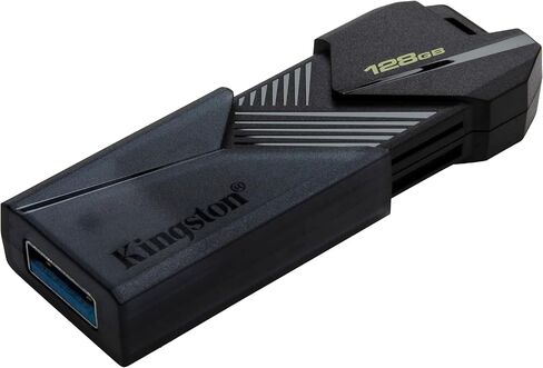 محرك أقراص فلاش USB عالي الأداء Kingston 128GB DataTraveler Exodia Onyx (DTXON/128GB) حزمة مع (1) كل شيء ما عدا حبل سترومبولي in Kuwait