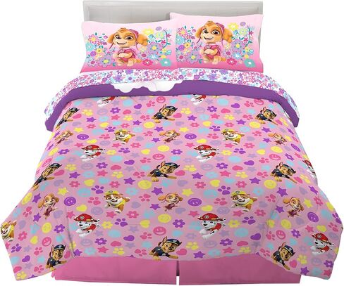 Franco Kids Bedding Super Soft Comforter and Sheet Set, 4 Piece Twin Size, Baby Shark in Kuwait
