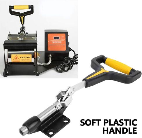 TKSE مقبض الضغط الحراري، قوة المشبك 850 رطل، مضرب بمقبض فولاذي مع قبضة مريحة، ضربة 42 مم للتسامي in Kuwait