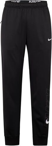 بنطال تدريب Nike Therma-Fit للرجال (أسود/أبيض) مقاس XL (الولايات المتحدة، Alpha، XX-Large، عادي، عادي، أسود|أبيض) in Saudi Arabia