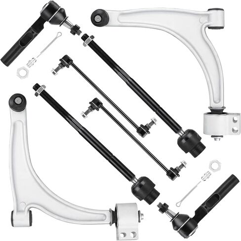 8PCS Front Lower Control Arm & Ball Joint Assembly for 04-12 Chevy Malibu, 07-09 Saturn Aura, 05-10 Pontiac G6 Outer Tie Rod Stabilizer Sway Bar End Link Suspension Kit K620180 K620179 in Saudi Arabia