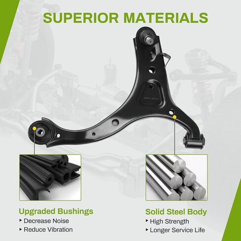 AUTOSAVER88 Front Suspension Kit Compatible with 2007-2012 Hyundai Santa Fe, 2011-2013 Kia Sorento. w/Control Arm, Tie Rod, Sway Bar Link in Saudi Arabia