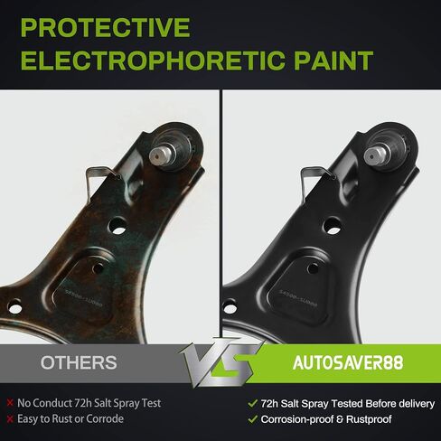 AUTOSAVER88 Front Suspension Kit Compatible with 2007-2012 Hyundai Santa Fe, 2011-2013 Kia Sorento. w/Control Arm, Tie Rod, Sway Bar Link in Saudi Arabia