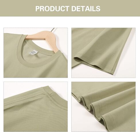 Men's Oversized T Shirts Lightweight Cooling Soft T-Shirt Short Sleeve Slick Casual Basic Crewneck Tee Shirt in Saudi Arabia