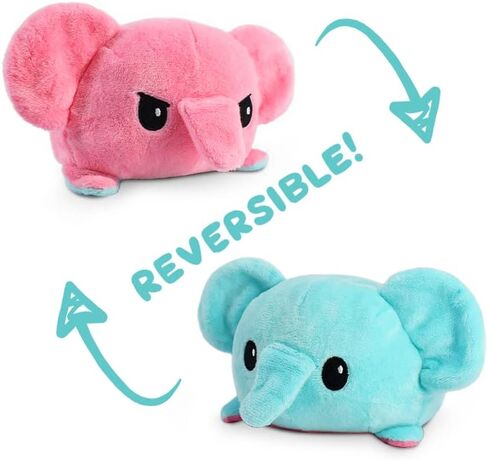 TeeTurtle - The Original Reversible Sloth Plushie - Brown - Cute Sensory Fidget Stuffed Animals That Show Your Mood 3.5 inch in Kuwait