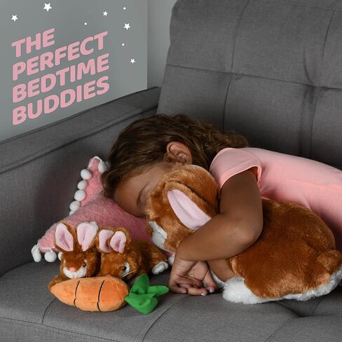 PREXTEX Easter Egg Stuffed Animals Plushie with Toy Accessories - Zip Up Small Toys with Storage | Kids Stuffed Animal Dolls, Baby Gift Bag, Party Favor, Birthday Gift Set | Baby Boy & Girl Age 3-5+ in Kuwait