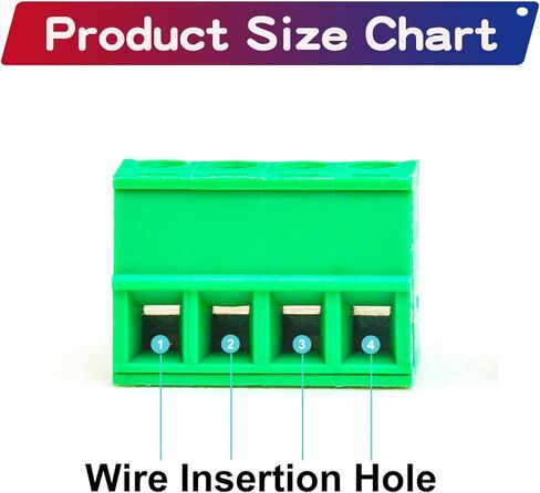 10 PCS 3.81mm 4 Pin Phoenix Type Connector Green PCB Screw Terminal Block Pole, 10PCS in Saudi Arabia