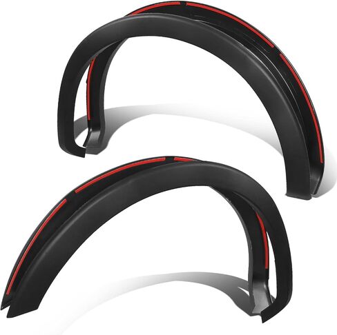 DNA Motoring WF-81020-MBK مشاعل عجلة الحاجز على طراز المصنع متوافقة مع 09-14 F-150 مقاس 67 بوصة / 78.8 بوصة / 97.4 بوصة، أسود غير لامع in Kuwait