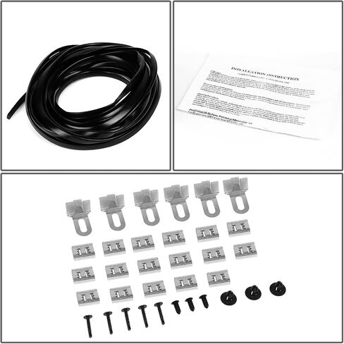 DNA Motoring WF-81020-MBK مشاعل عجلة الحاجز على طراز المصنع متوافقة مع 09-14 F-150 مقاس 67 بوصة / 78.8 بوصة / 97.4 بوصة، أسود غير لامع in Kuwait