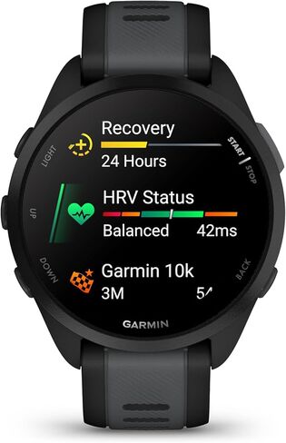 Garmin Forerunner 165 Music GPS Running Smartwatch, Fitness Tracker Smart Watch for Men and Women Bundle with Accessories - Black/Slate Gray in Saudi Arabia