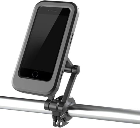 Waterproof Bike Phone Mount,Motorcycle Phone Holder,Motorcycle Handlebar Phone Clamp with 360° Rotation for Smartphone Under 7.0" in Kuwait