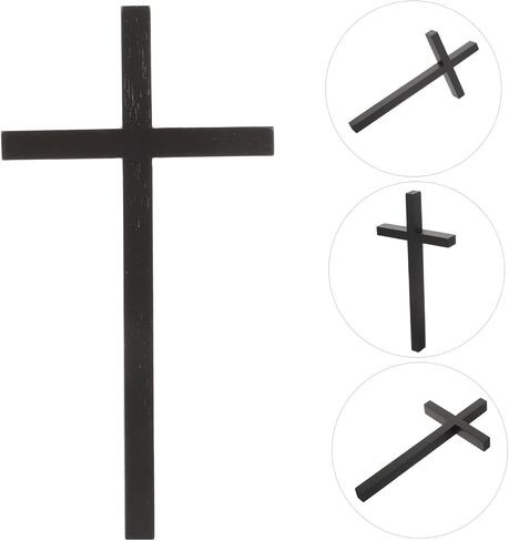ORFOFE Cross Pendant Religious Wall Cross Cross-shaped Decor Church Cross Wall Hanging Vintage Cross Wall Art Christian Cross for Wall Christian Pray Wall Art Wooden The Cross Statue in Saudi Arabia
