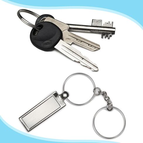 Zonon 2000 Pcs 1'' Silver Split Key Rings Metal Split Keychain Small Round Heavy Duty Key Ring for Home Flat Lanyards Office School Car Dog Tag Attachment in Saudi Arabia