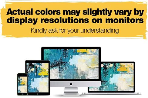 RAMEER Living Room Decor Large Wall Art Artwork for Walls Canvas Pictures for Bedroom Wall Decor Abstract Grey Teal Aqua Blue Wall Paintings for Office Dining Room Wall Decorations 60x28in in Saudi Arabia