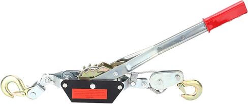 Winch,Come Along Winch,Hand Winch,2T Wire Rope Hand Power Puller Tighten Tool,Heavy Duty Steel Construction, Powerful Puller System, Ideal for Construction and Highway in Saudi Arabia