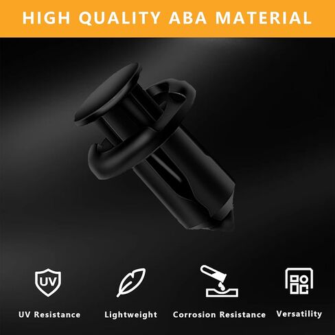 Bumper Retainer Clips, 120PCS Plastic Clips for Car, Auto Clips Fasteners Push Retainer Kit, 6 Sizes Auto Parts Push Pin Rivets Set, Car Bumper Door Trim Panel Fender Clips with Fastener Removal Tool in Kuwait