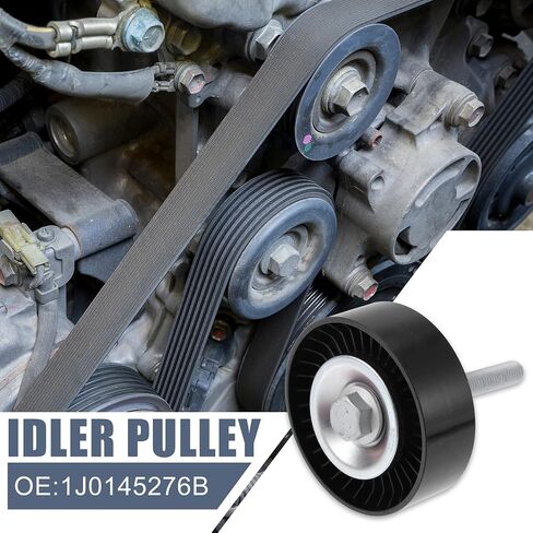 X AUTOHAUX 1J0145276B Car Accessory Drive Belt Idler Pulley Deflection Guide Pulley for Audi A3/A3 Sportback 8P 2003-2013 in Saudi Arabia