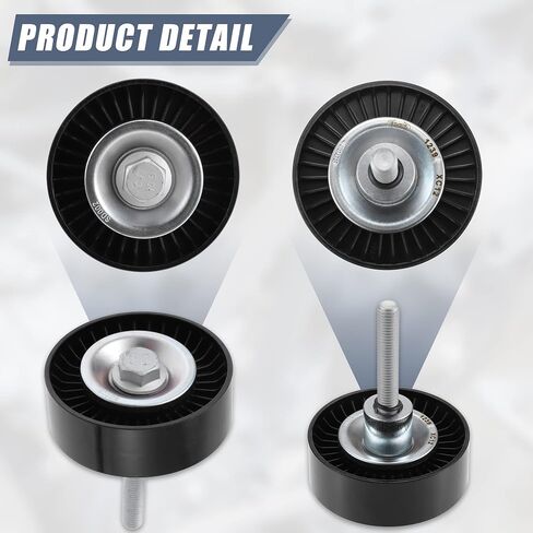 X AUTOHAUX 1J0145276B Car Accessory Drive Belt Idler Pulley Deflection Guide Pulley for Audi A3/A3 Sportback 8P 2003-2013 in Saudi Arabia
