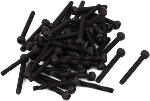 Uxcell M2x15mm 14.9 سبائك الصلب عرافة المقبس رئيس مخرش غطاء برغي الترباس الأسود 50 قطعة in Kuwait