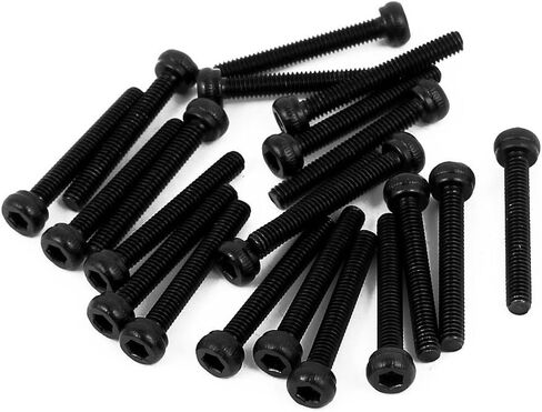Uxcell M2x15mm 14.9 سبائك الصلب عرافة المقبس رئيس مخرش غطاء برغي الترباس الأسود 50 قطعة in Kuwait
