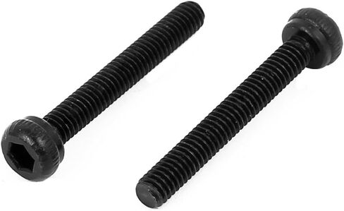 Uxcell M2x15mm 14.9 سبائك الصلب عرافة المقبس رئيس مخرش غطاء برغي الترباس الأسود 50 قطعة in Kuwait