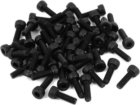 Uxcell M2x15mm 14.9 سبائك الصلب عرافة المقبس رئيس مخرش غطاء برغي الترباس الأسود 50 قطعة in Kuwait
