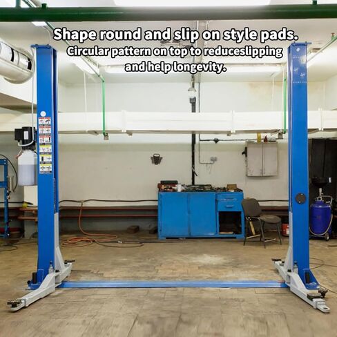 4 Pcs Car Auto Jacking Lift Pads, Car Round Rubber Arm Pads Auto Jacking Lift Pads, Universal Black Jack Stand Pads for Safe Lifting Weightlifter Accessories in Kuwait