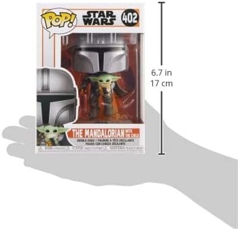 Funko Pop! Star Wars: The Mandalorian - Mandalorian Flying with The Child, Grey in Saudi Arabia