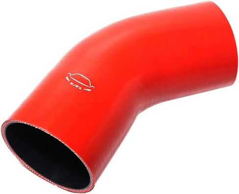 LTI Universal 4-Ply عززت عالية الأداء القطر الداخلي 3.5 "45 درجة الكوع سيليكون خرطوم مقرنة 89 مم (3.5" أحمر) in Saudi Arabia