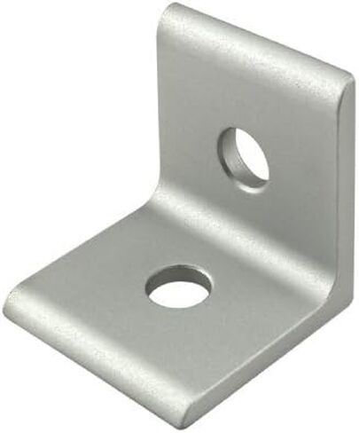 8020, 4108, 10 Series Aluminum LITE 2 Hole Inside Corner Bracket 90 Degree Angle Bracket for T Slot Extruded Extrusion 80/20 (25, Clear Anodize) in Saudi Arabia