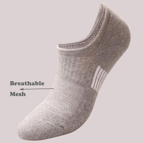 ANCHOVY Women's Socks Performance Cushioned Athletic Ankle Socks No Show Running Socks Low Cut Socks for Men&Women,5-9#C1021 in Saudi Arabia