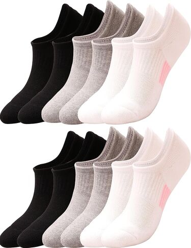 ANCHOVY Women's Socks Performance Cushioned Athletic Ankle Socks No Show Running Socks Low Cut Socks for Men&Women,5-9#C1021 in Saudi Arabia