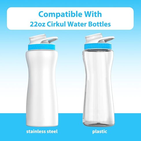 Sleeve for Cirkul Water Bottle, 2PCS Water Bottle Sleeve for 22oz Cirkul Plastic and Stainless Steel Bottle Neoprene Insulated Water Bottle Cover for Retaining Temperature in Kuwait