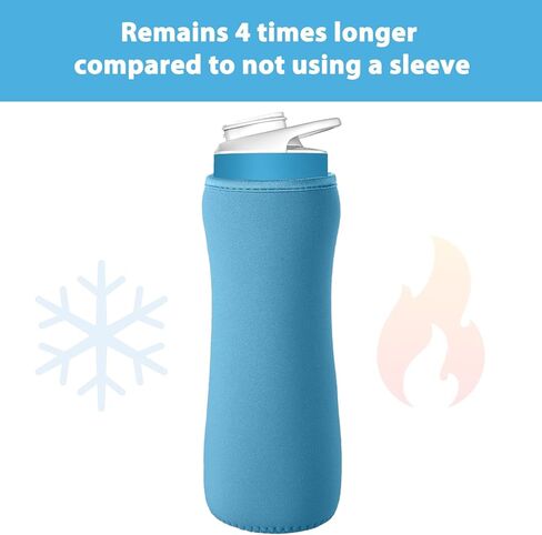 Sleeve for Cirkul Water Bottle, 2PCS Water Bottle Sleeve for 22oz Cirkul Plastic and Stainless Steel Bottle Neoprene Insulated Water Bottle Cover for Retaining Temperature in Kuwait