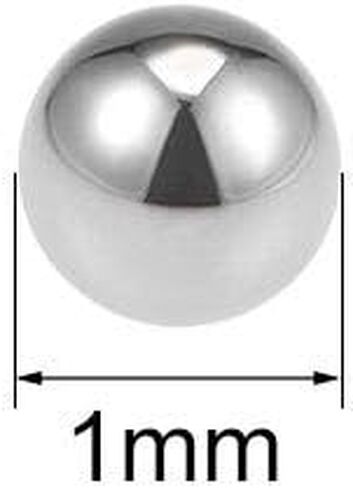 500pcs 3mm Bearing Balls, Solid 304 Stainless Steel Ball G100 Precision Balls for Equipment Repairing/Bearing Balls/DIY Projects in Saudi Arabia