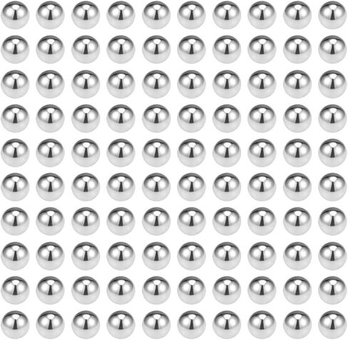 500pcs 3mm Bearing Balls, Solid 304 Stainless Steel Ball G100 Precision Balls for Equipment Repairing/Bearing Balls/DIY Projects in Kuwait