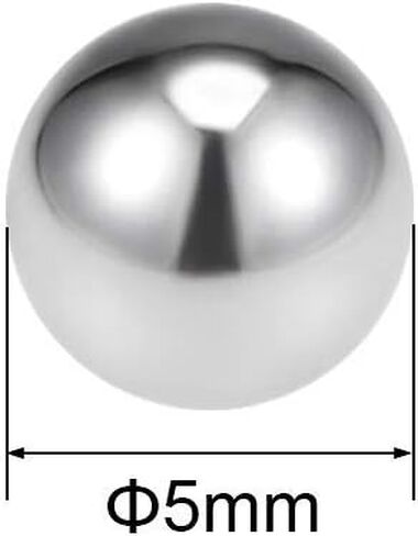 500pcs 3mm Bearing Balls, Solid 304 Stainless Steel Ball G100 Precision Balls for Equipment Repairing/Bearing Balls/DIY Projects in Kuwait