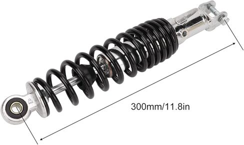 ممتص الصدمات الخلفي للدراجة النارية 300 مم 3000 رطل من سبائك الصلب بديل مقاوم للماء لـ 100 (أسود) in Kuwait