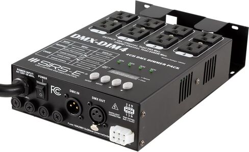 SIRS-E DMX-DIM4 4 Channel DMX Dimmer Pack Double Output in Saudi Arabia