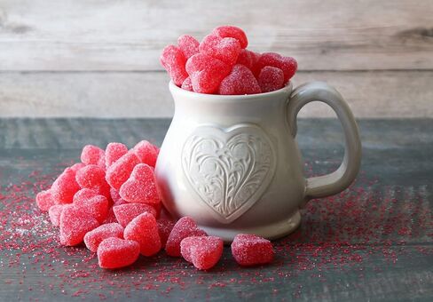 كوب SHS على شكل قلب مصنوع يدويًا في الولايات المتحدة الأمريكية، كوب قهوة سعة 12 أونصة (دوامة) in Kuwait