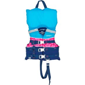 O'Brien Child Nylon w/Collar CGA Life Jacket, Pink (30-50lbs)