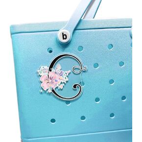 MOZOM Letter Charms for Bogg Bag, alphabet Bogg Bag Charms Accessories,Decorative Charm for Beach Tote Bag Rubber Beach Bag