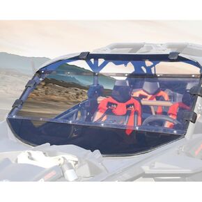 A & UTV PRO Maverick X3 Front Full Windshield for 2017-2024 Can Am Maverick X3 Max XRS XDS Turbo RR Window Accessories,Hard Coated Polycarbonate Construction | 250x Stronger Than Glass