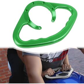 Motorcycle Passenger Grab Bar, for Kawasaki Ninja ZX6R Z 1000 650 400 ZX-10R ZX-6R ZX10R, Fuel Tank Armrest Front Passenger Hand Grip (Black)