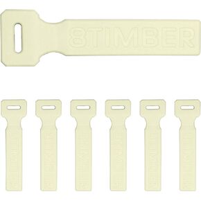 8TIMBER Zipper Pulls Set 6-Pack — Glow